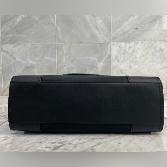 🖤Tory Burch Black Small Ella Nylon Leather Tote Bag - Picture 6 of 14